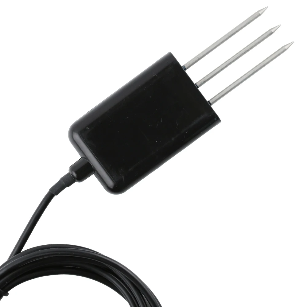 Soil Temperature Humidity Sensor Probe RS485 Output 0-5V 0-10V 4-20mA Analog Soil Moisture Detector Sensors IP68 Protection