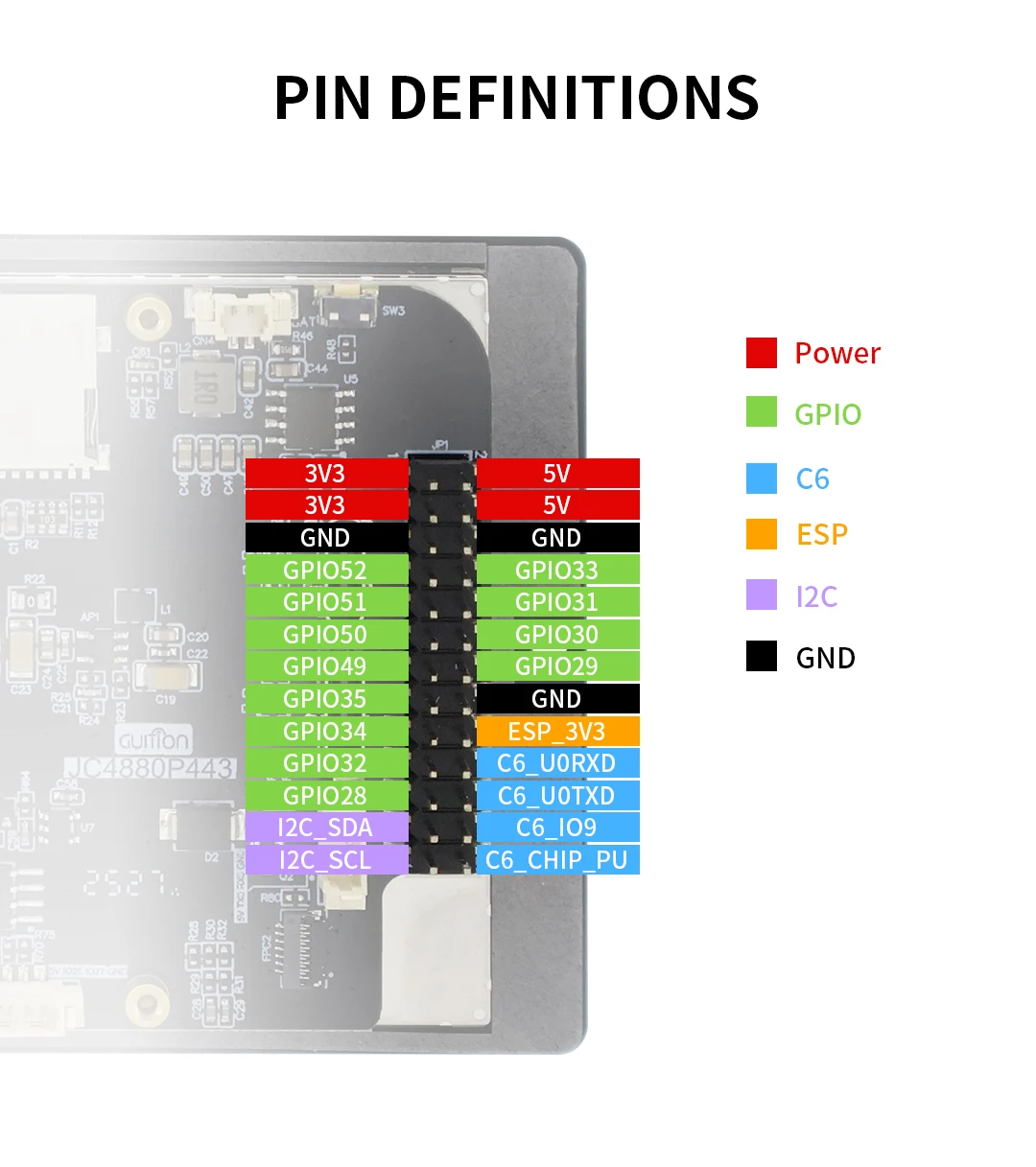 4.3-inch IPS capacitive screen (480 * 800) development board supports ESP32-P4/ESP32-C6 touch programming