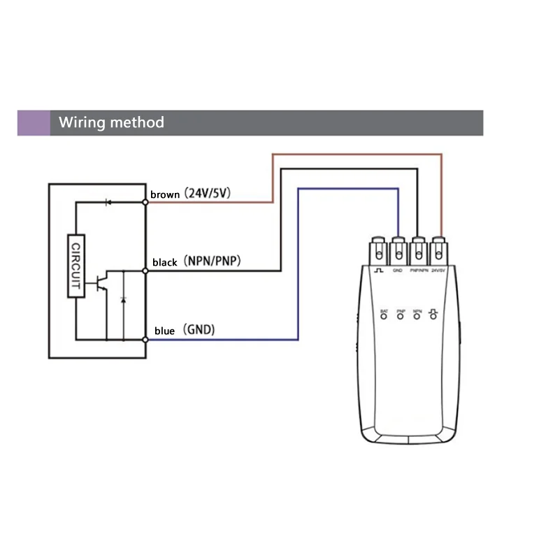 Can charging sensor tester switching NPN frequently opens PNP normally closed automatic recognition test box MS-T01