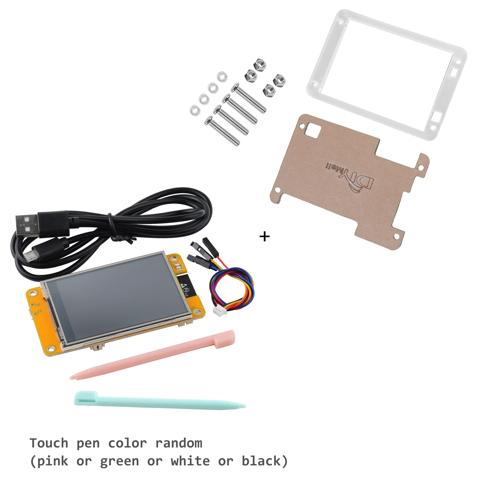 2.8inch ESP32 Module TFT LCD Display with Acrylic Case Dual-core ESP32-2432S028R WIFI+BT 240X320 ILI9341 Resistive Touchscreen