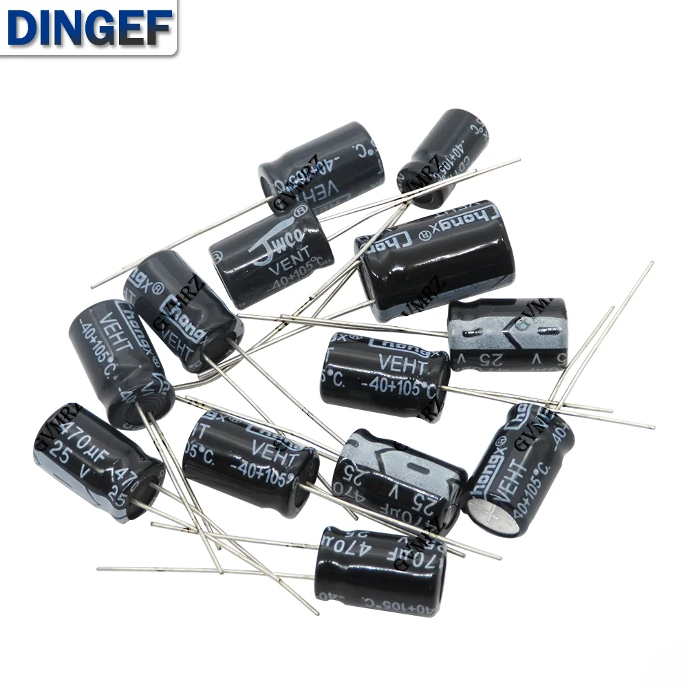 900PCS 30Values DIP Electrolytic Capacitor Kit 0.1uF-1000uF for Electronics KIT 0.1uF 10uF 100uF 1000uF