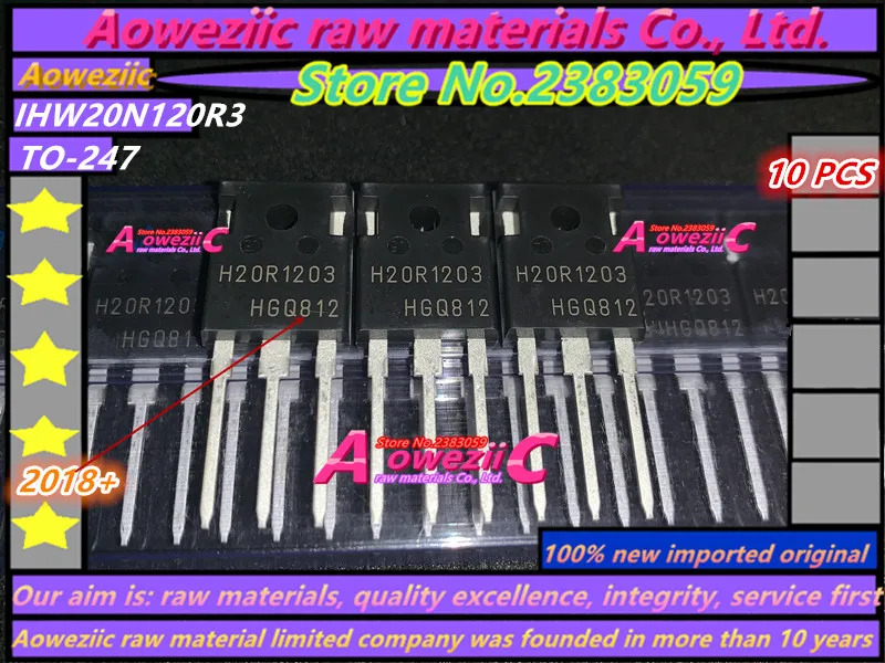 Aoweziic 2018+ 100% New Imported Original H20R1203 IHW20N120R3 TO-247 IGBT 20A 1200V