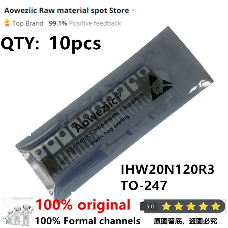 Aoweziic 2018+ 100% New Imported Original H20R1203 IHW20N120R3 TO-247 IGBT 20A 1200V