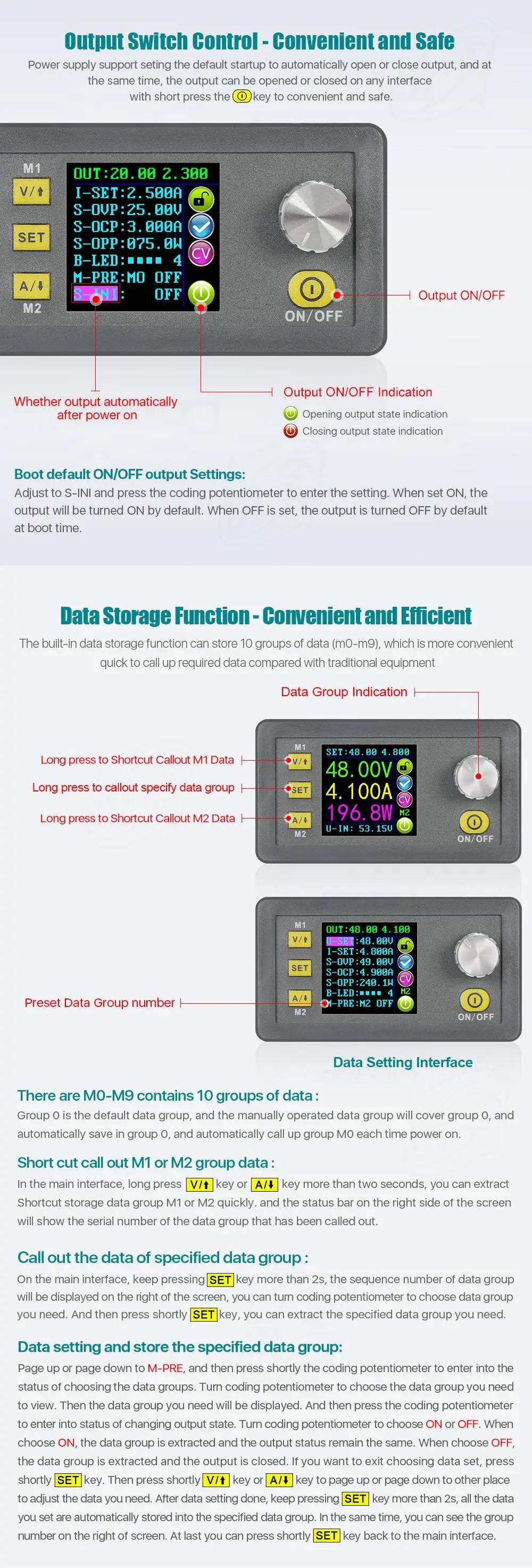 DPS5005 Communication Constant DC - DC Voltage current Step-down Power Supply module buck Voltage converter voltmeter 50V 5A
