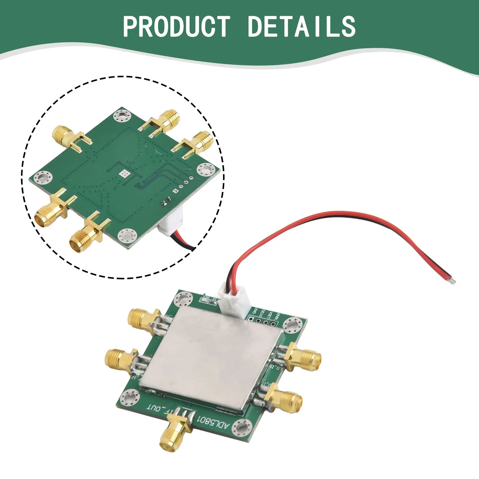 RF Communication System ADL5801 Active Mixer 10MHz-6GHz Wideband RF Mixer
