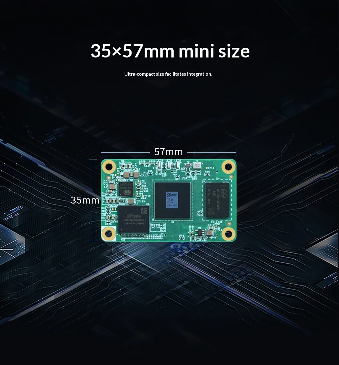 VoltSTronlong Allwinner T536 Industrial Development Board With Cortex-A55 CPU, RISC-V Core, NPU AI And 17 UART Ports
