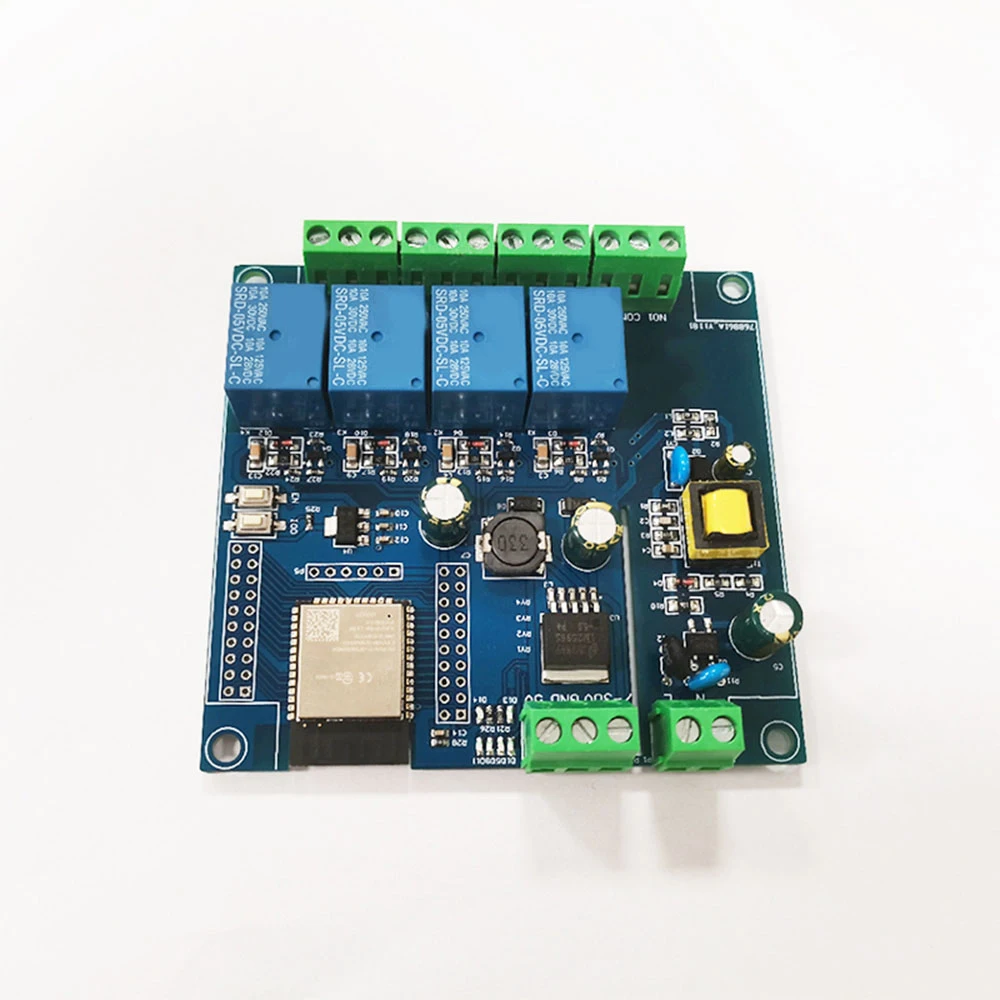 ESP32 Relay Development Board AC / DC Power Supply WiFi Bluetooth BLE 4 Channel Relay  ESP32 Module