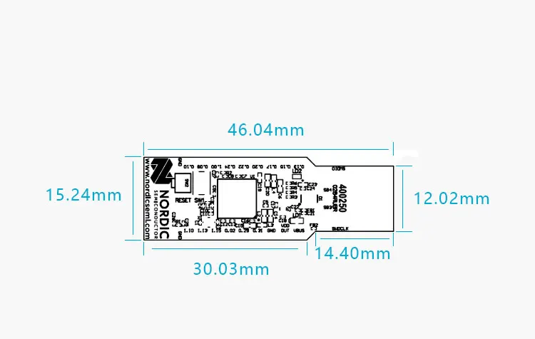 Nordic NRF52840-Dongle USB Dongle for Eval Bluetooth Development Module