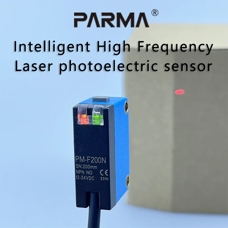 PARMA High-frequency Speed Color Sensor Detection Range of 200mm Anti-jitter Identification of Small Color Spots PM-F200N