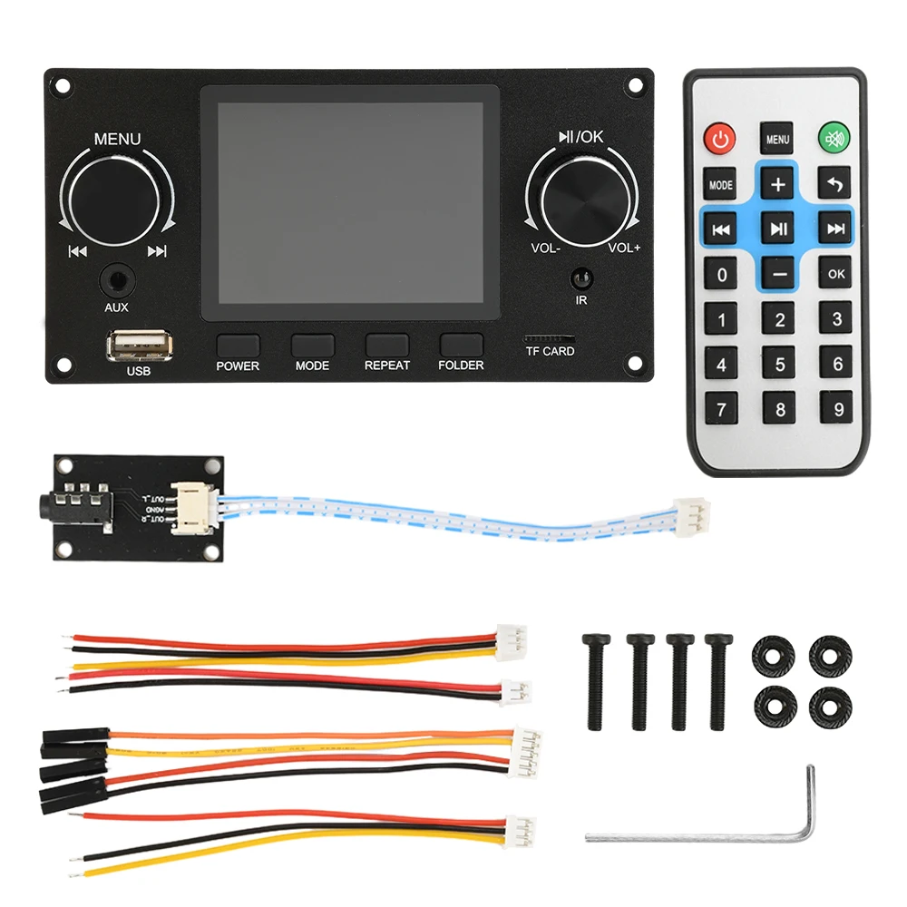 2.8 Inch TFT Color Screen Lossless Audio Decoding Board Module Amplifier Audio Player DC 4.5-5.0V Car FM Radio Module
