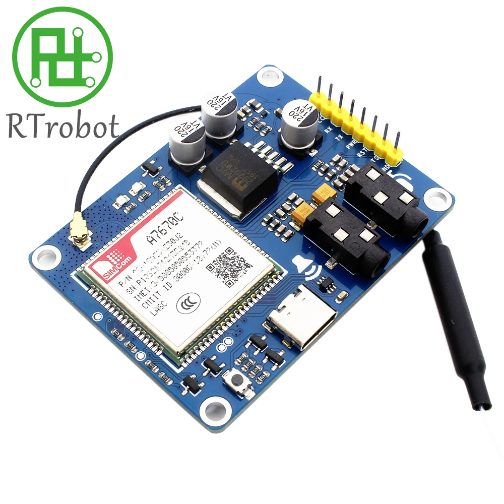 A7670C A7670E A7670SA 4G LTE Cat 1 Module Is Compatible With STM32, Raspberry Pi, Etc