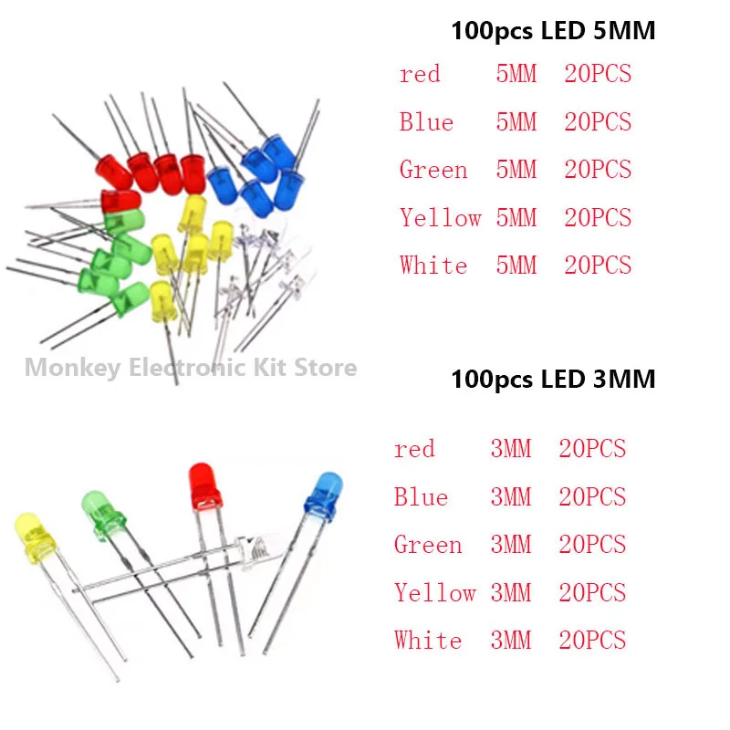 1818pcs electronic components diy kit led pcb capacitor resistor 2n2222 RM063 3296W potentiometers ne555 lm317 Diodes Monolithic