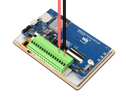 Waveshare ESP32-S3 4.3 inch IPS Touchscreen LCD HMI GUI Development Board 800×480 5-point Touch 32-bit LX7 Dual-core Processor