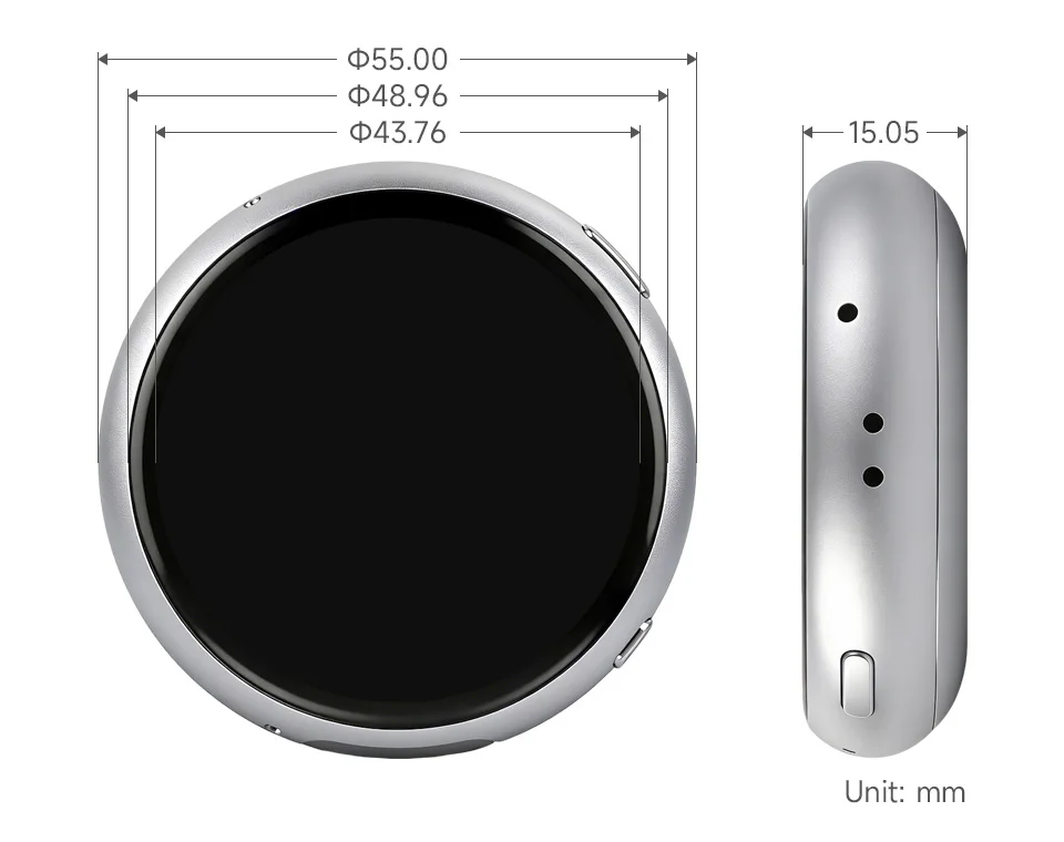 Waveshare ESP32-S3 1.75inch AMOLED Round Touch Display Development Board,466X466 resolution,Aluminum Alloy Case,Onboard Dua