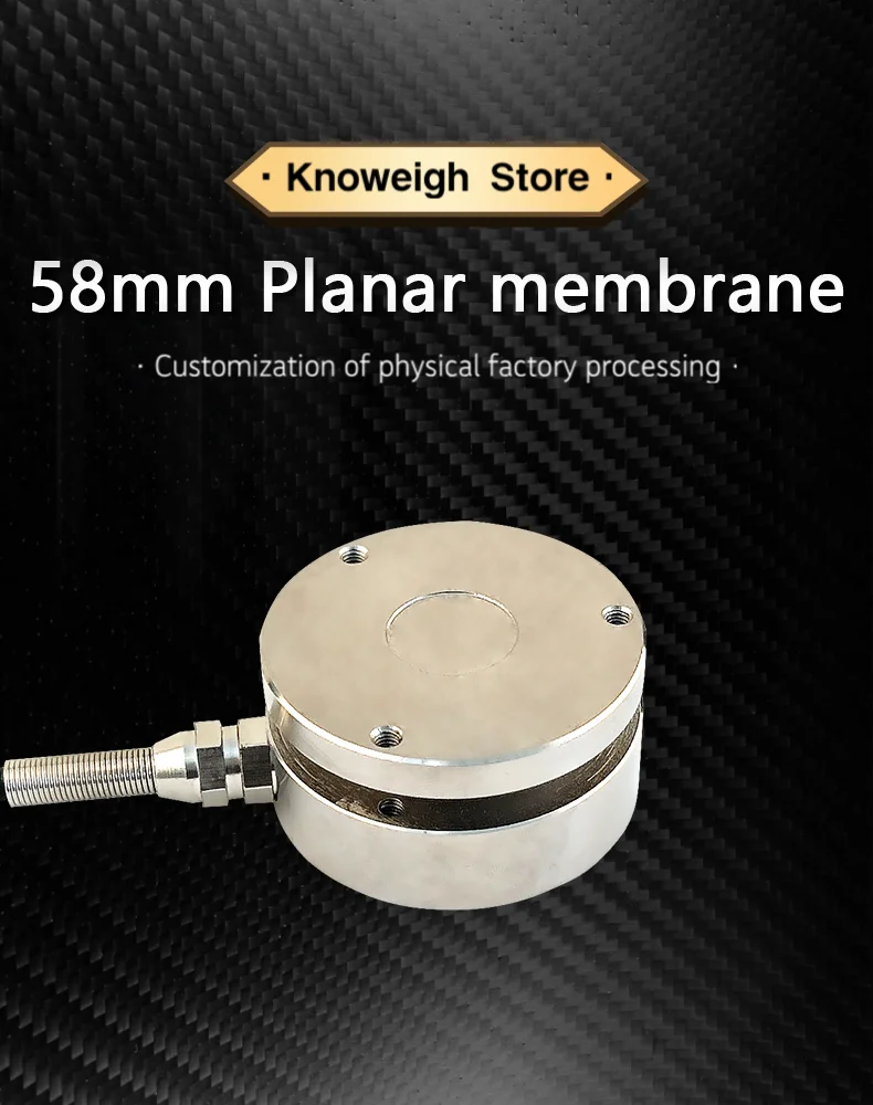 58mm Load Cell Planar Diaphragm Weight Sensor Electronic Scale 10KG 20KG 50KG 100KG 200KG for Education Science Technology