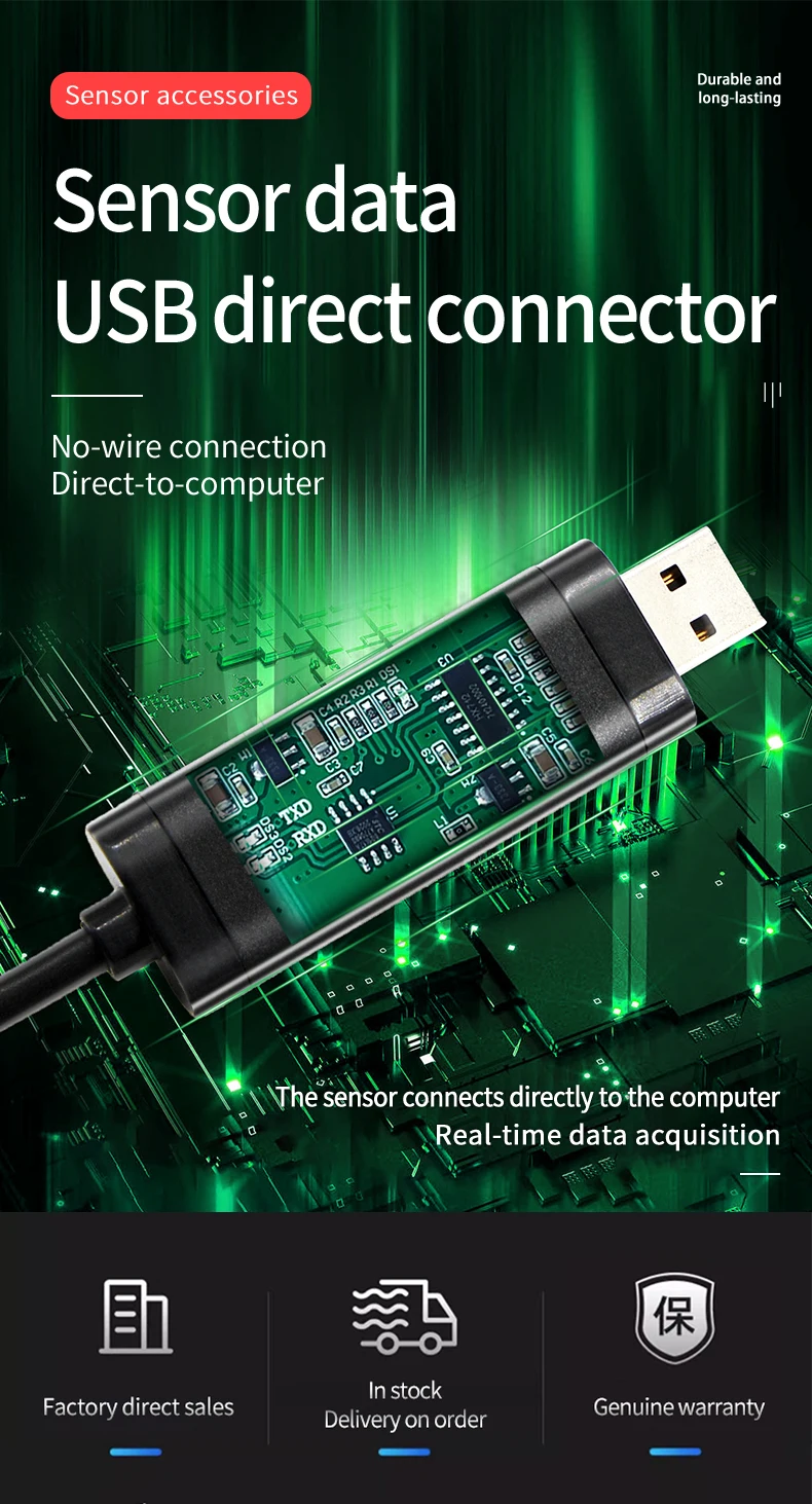 Load Cell Usb Protocol 485 Serial Port Data Cable,Connected To The Computer,Usb Interface Transmitter, Compact And Portable