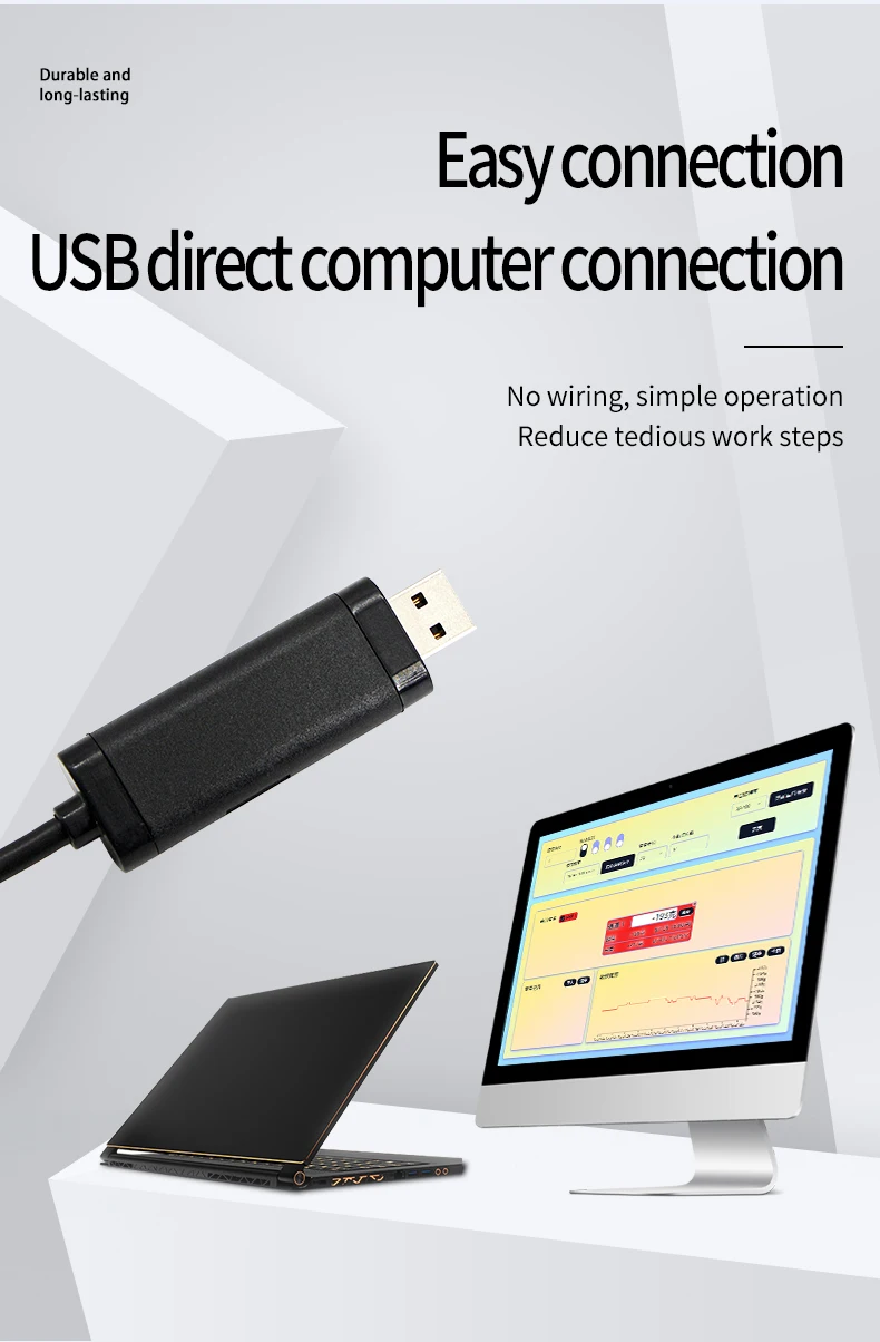 Load Cell Usb Protocol 485 Serial Port Data Cable,Connected To The Computer,Usb Interface Transmitter, Compact And Portable