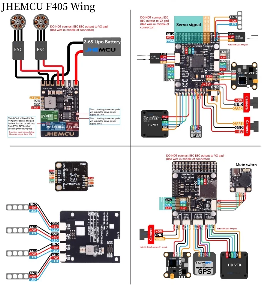 BaMasMATEK H743-SLIM V3 F405-WING V2 F405-WMN SpeedyBee F405 WING APP Fixed Wing Flight Controller Ardupilot VTOL For RC Airplan