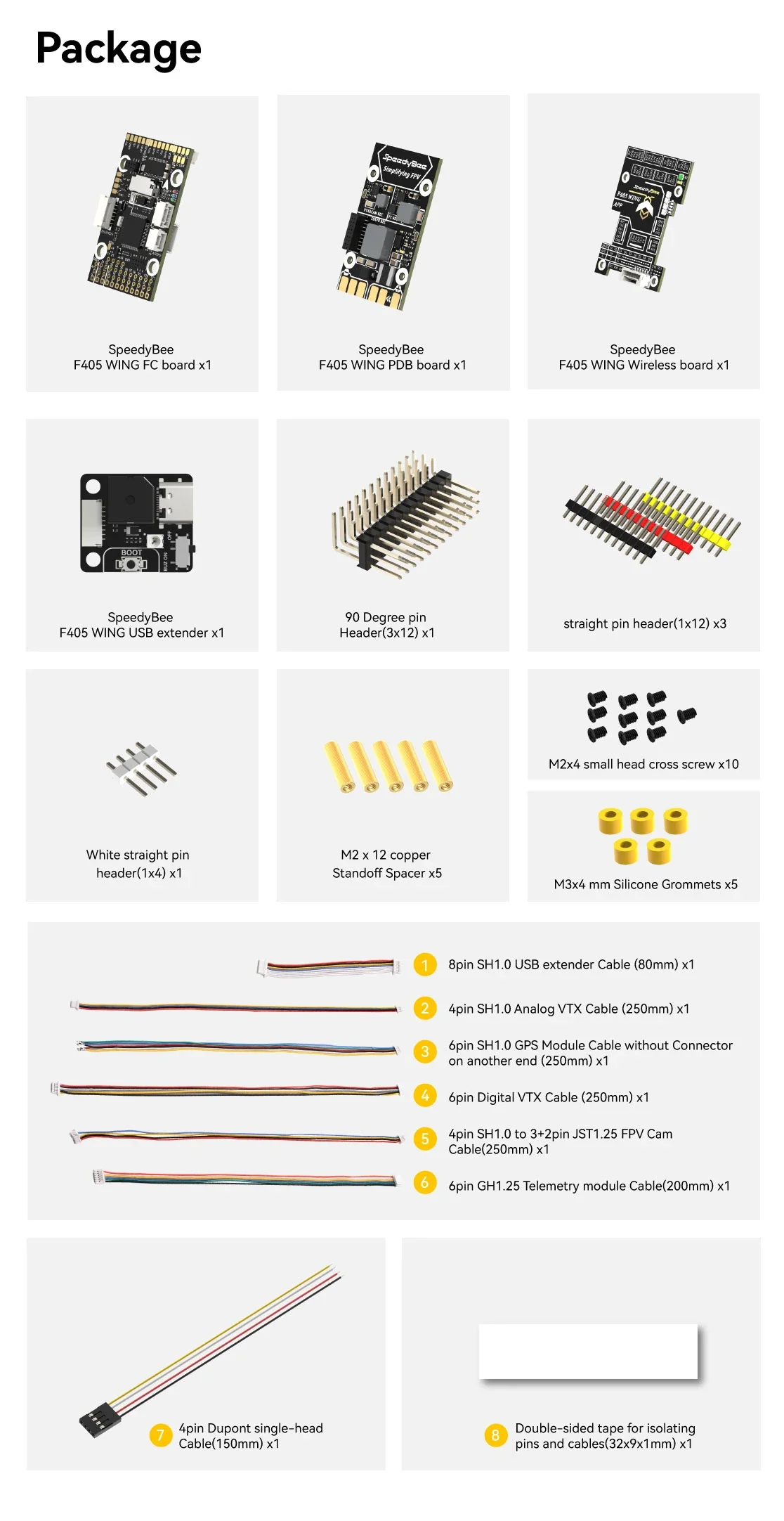BaMasMATEK H743-SLIM V3 F405-WING V2 F405-WMN SpeedyBee F405 WING APP Fixed Wing Flight Controller Ardupilot VTOL For RC Airplan