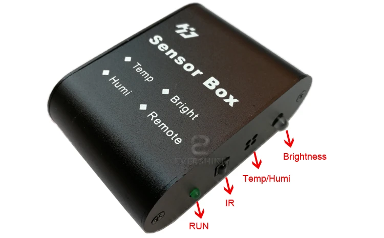Huidu RGB Full Color Function Sensor Box Support IR,Temperature/Humidity/Brightness Sensor Work With HD-D16/C08L/C16L/A3L/A4L