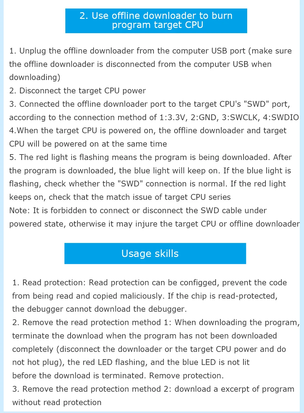 WitMotion STM32 GD32 All-Series Offline Downloader, High-Speed Universal Burner, Off-line Writer, Mini-pro Programmer