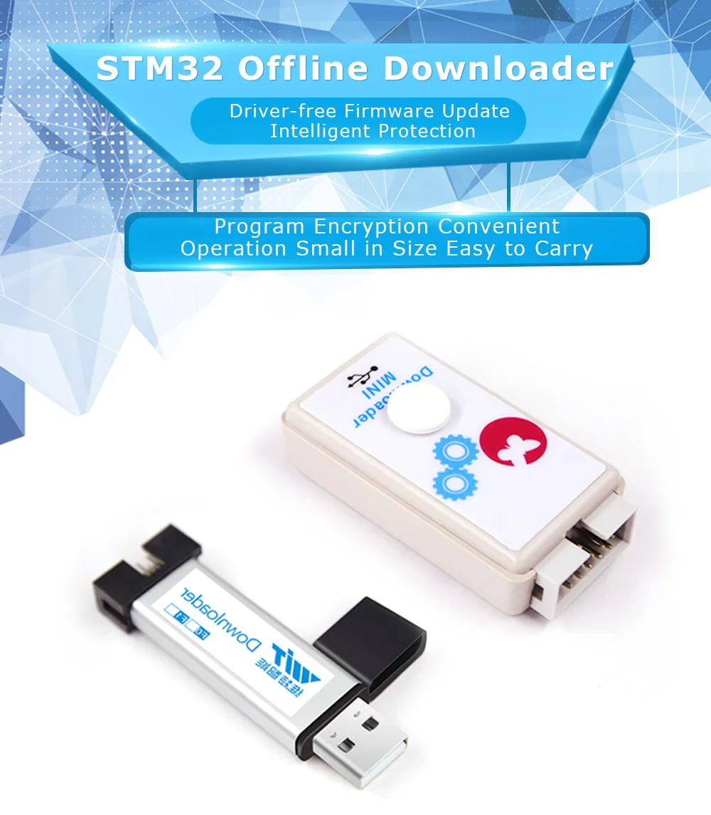 WitMotion STM32 GD32 All-Series Offline Downloader, High-Speed Universal Burner, Off-line Writer, Mini-pro Programmer