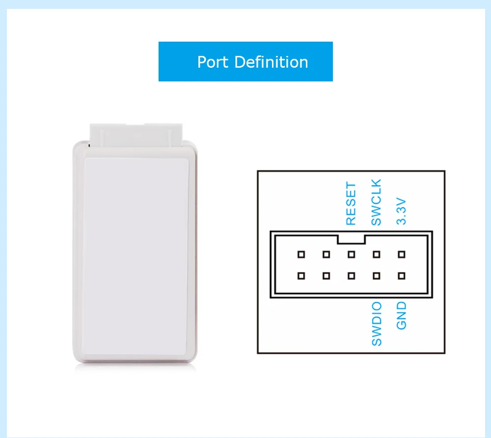 WitMotion STM32 GD32 All-Series Offline Downloader, High-Speed Universal Burner, Off-line Writer, Mini-pro Programmer