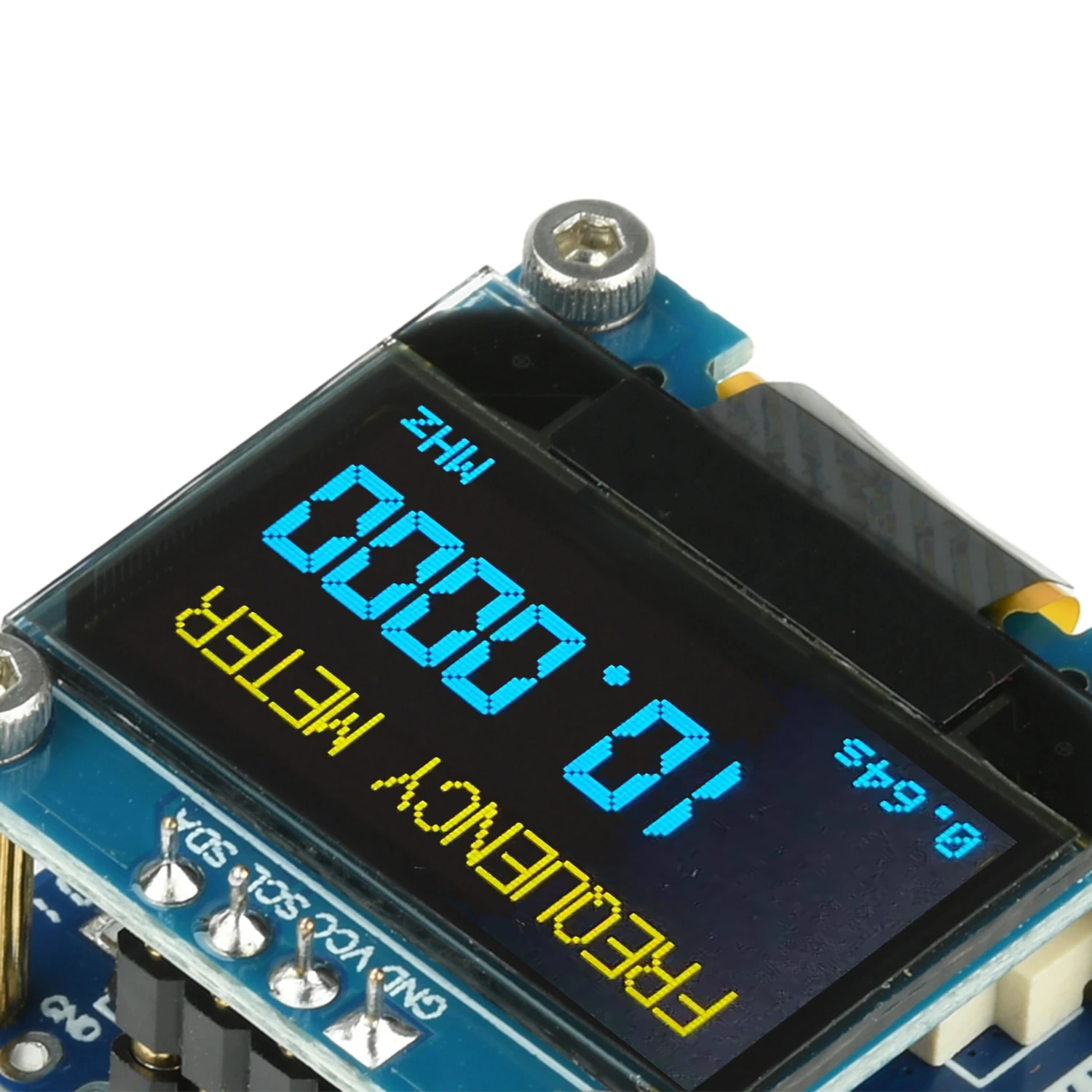 PLJ-096OLED-H1 Frequency Display Module Frequency Counter Featuring 0.96-inch OLED Display RF Digital Signal Frequency Meter
