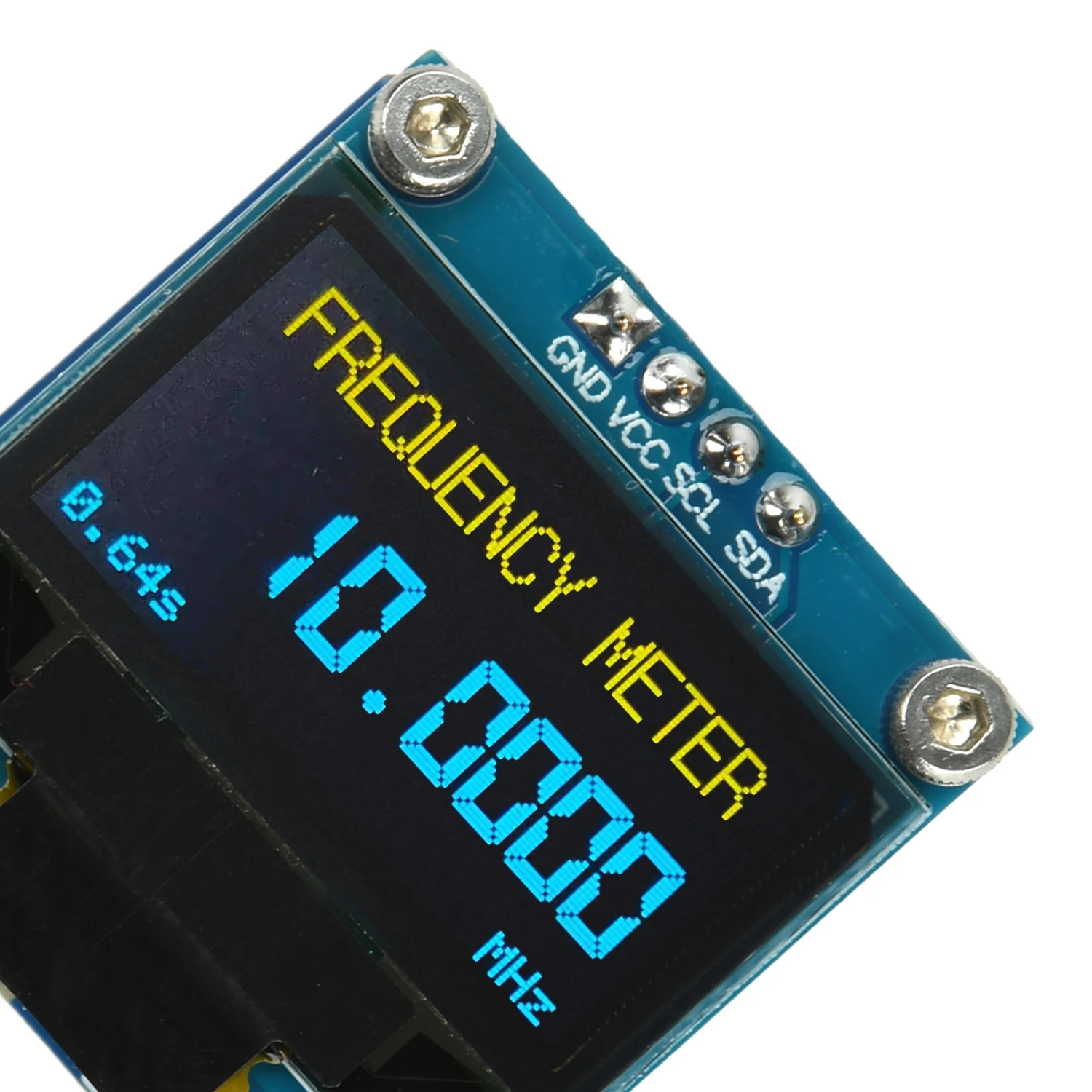 PLJ-096OLED-H1 Frequency Display Module Frequency Counter Featuring 0.96-inch OLED Display RF Digital Signal Frequency Meter