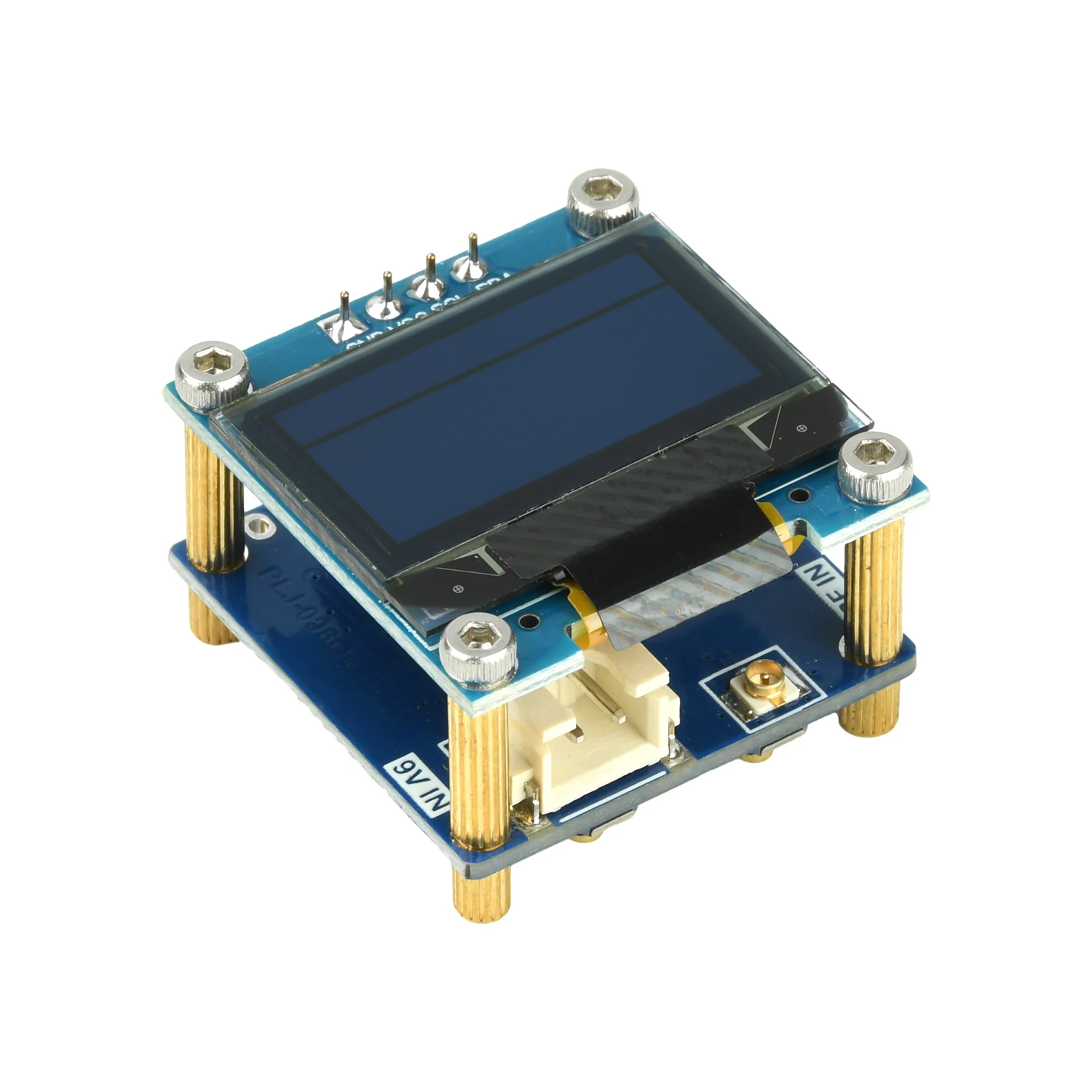 PLJ-096OLED-H1 Frequency Display Module Frequency Counter Featuring 0.96-inch OLED Display RF Digital Signal Frequency Meter