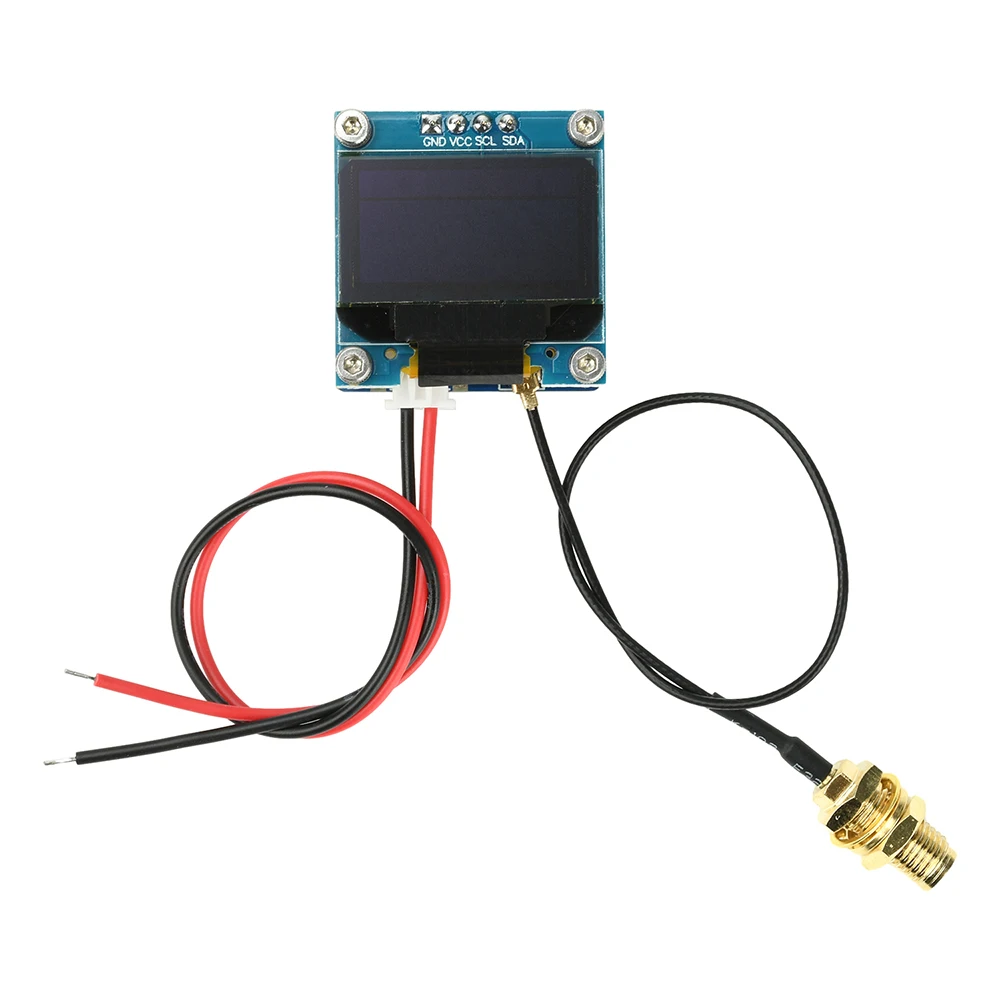 PLJ-096OLED-H1 Frequency Display Module Frequency Counter Featuring 0.96-inch OLED Display RF Digital Signal Frequency Meter