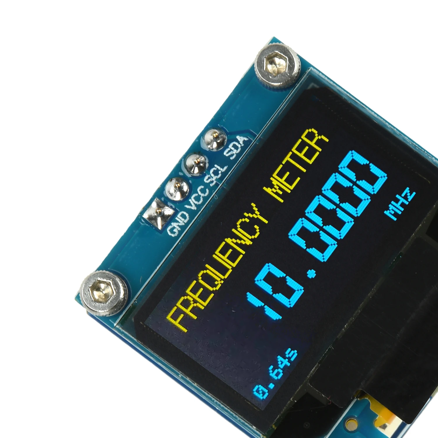 PLJ-096OLED-H1 Frequency Display Module Frequency Counter Featuring 0.96-inch OLED Display RF Digital Signal Frequency Meter