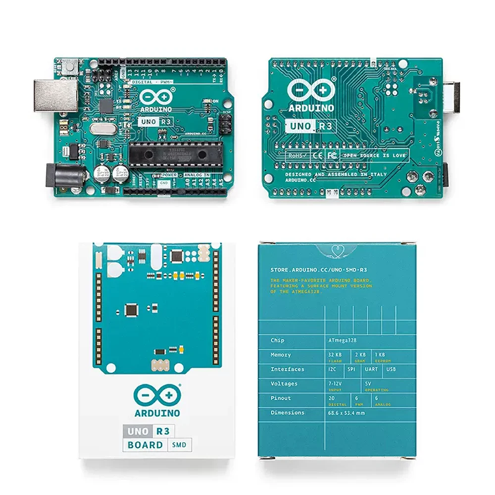 Original Arduino UNO R3/Mega 2560 R3 Arduino Development Board Programming Learning Board with USB Cable