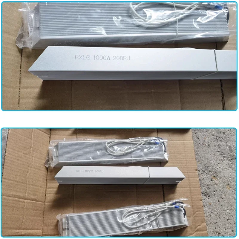 1000W 1200W 1500W RXLG Aluminum Shell Braking Resistor for Servo Frequency Converter 10R 20R 30R 40R 50R 75R 100R 150R 300R 400R