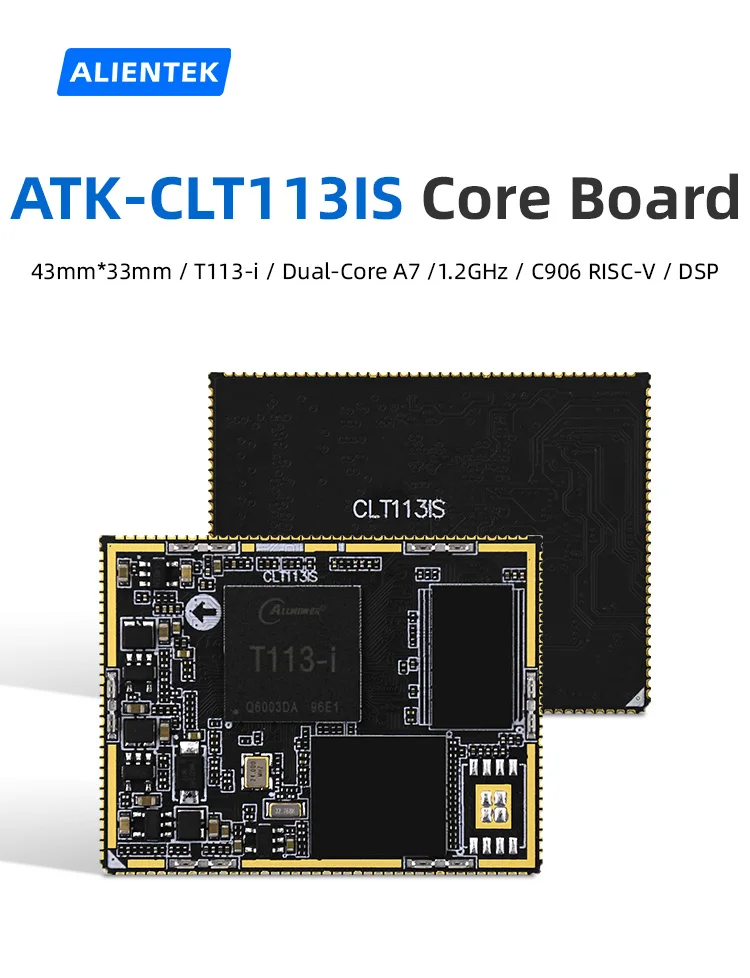 ALIENTEK Allwinner T113-i Core Board T113 Linux Embedded ARM Super STM32/6ULL for T113 Development Board