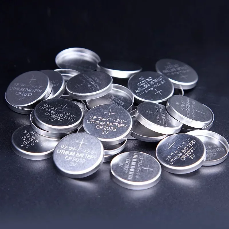 316SS Coin Cell Battery Case CR2032/CR2025/CR2016 - Stainless Steel Shell + Conical Spring, 100sets/pcs (Free Shipping)