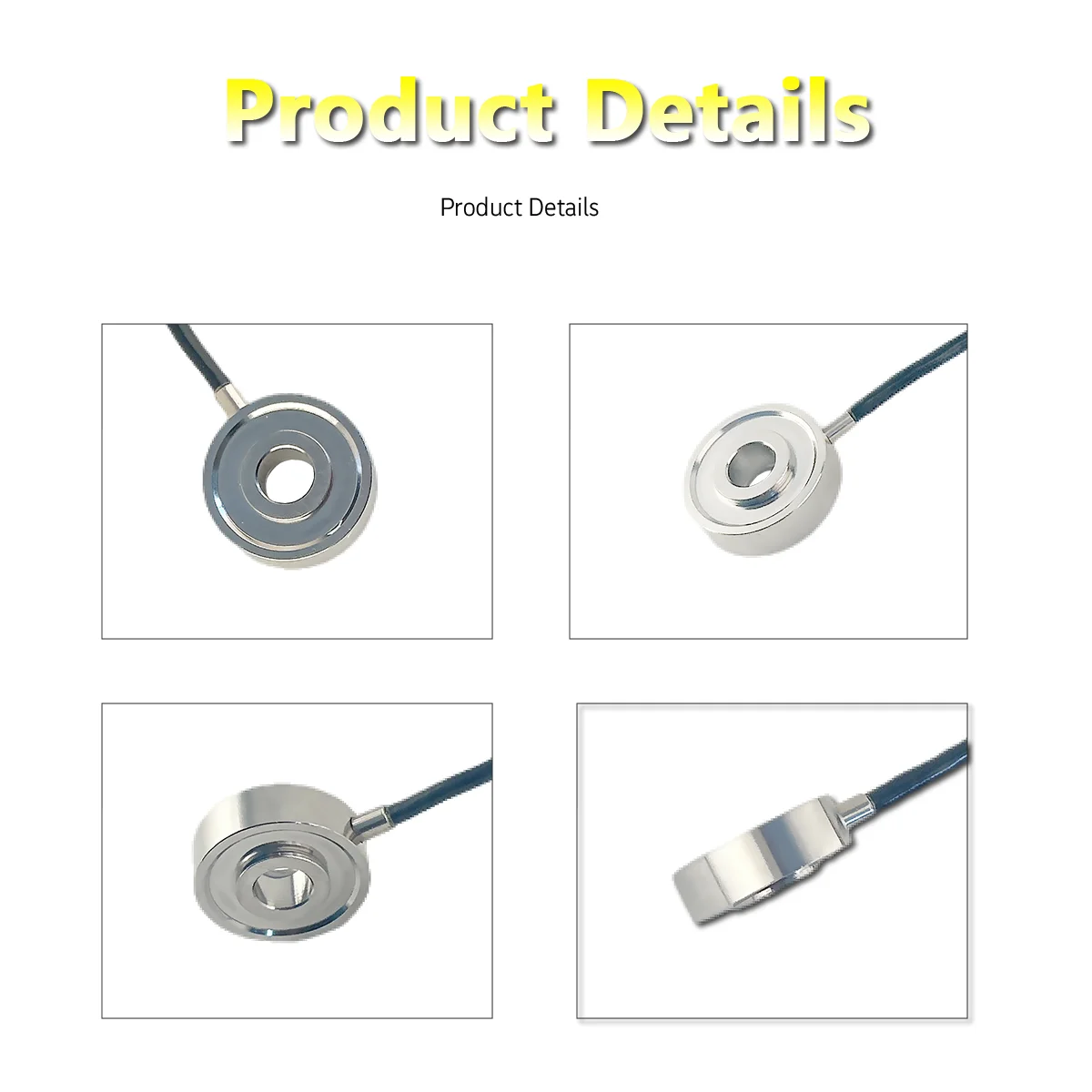Ring-Type Load Cell, Stainless Steel, High Precision, Anti-Corrosion, Customizable for Various Applications