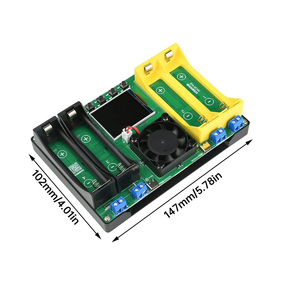 4 Channel 18650+21700 Battery Capacity Resistance Tester Automatic Charge and Discharge Module Electronic Load Tester