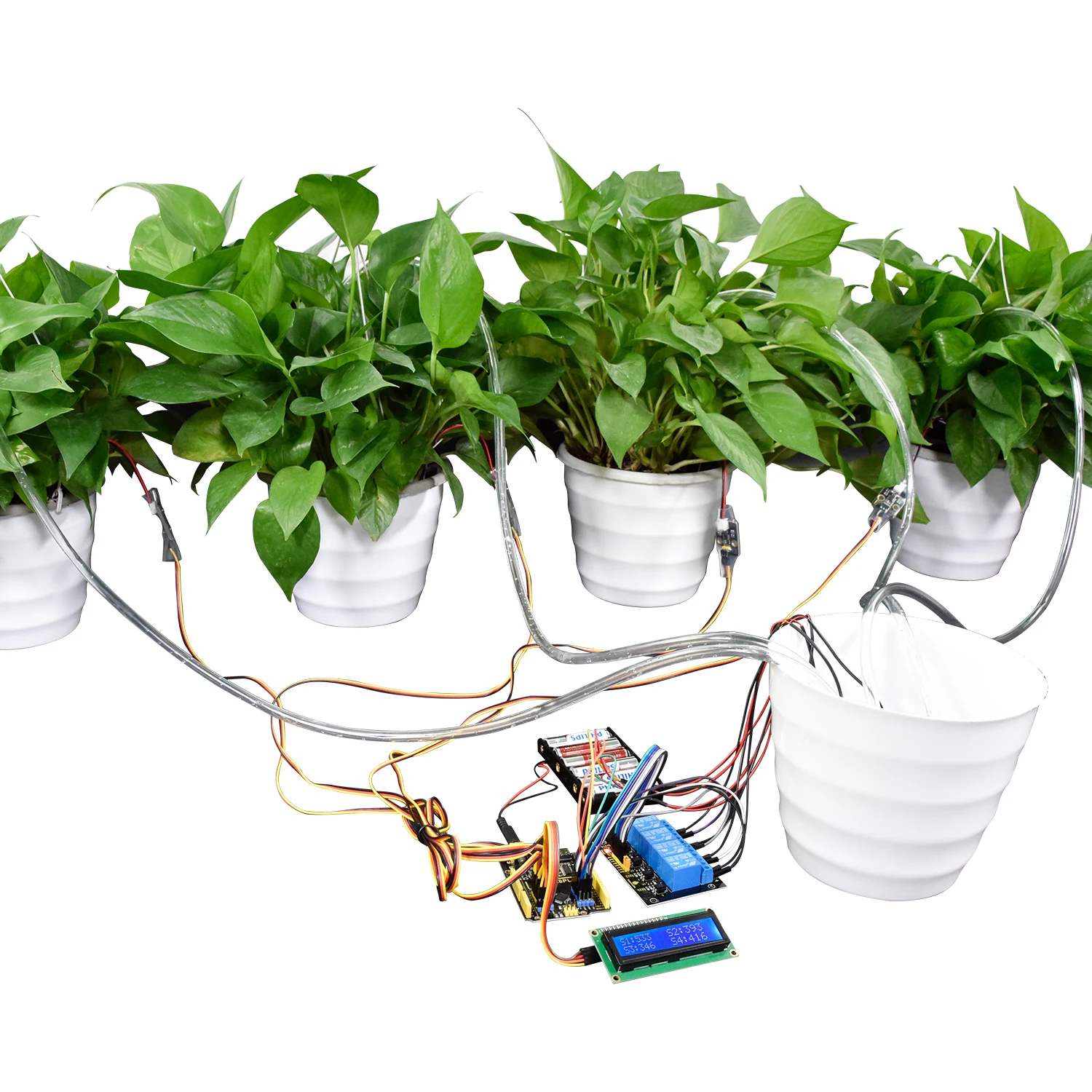 Keyestudio DIY Electronic Watering Kit For Arduino C Language Programming Automatic Water Flowers With Soil Humidity Sensor