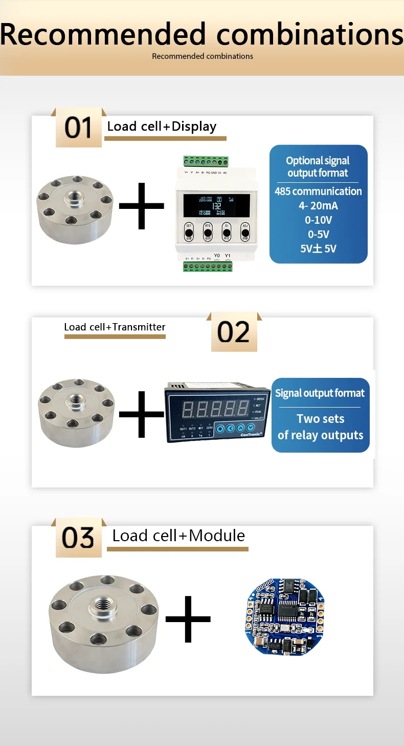 Wheel Shape Load Cell Spoke Compression Tension force Sensor 200KG 300KG 500 kg 1T 5 T 10T 100T 500T Pancake Pressure Conductor