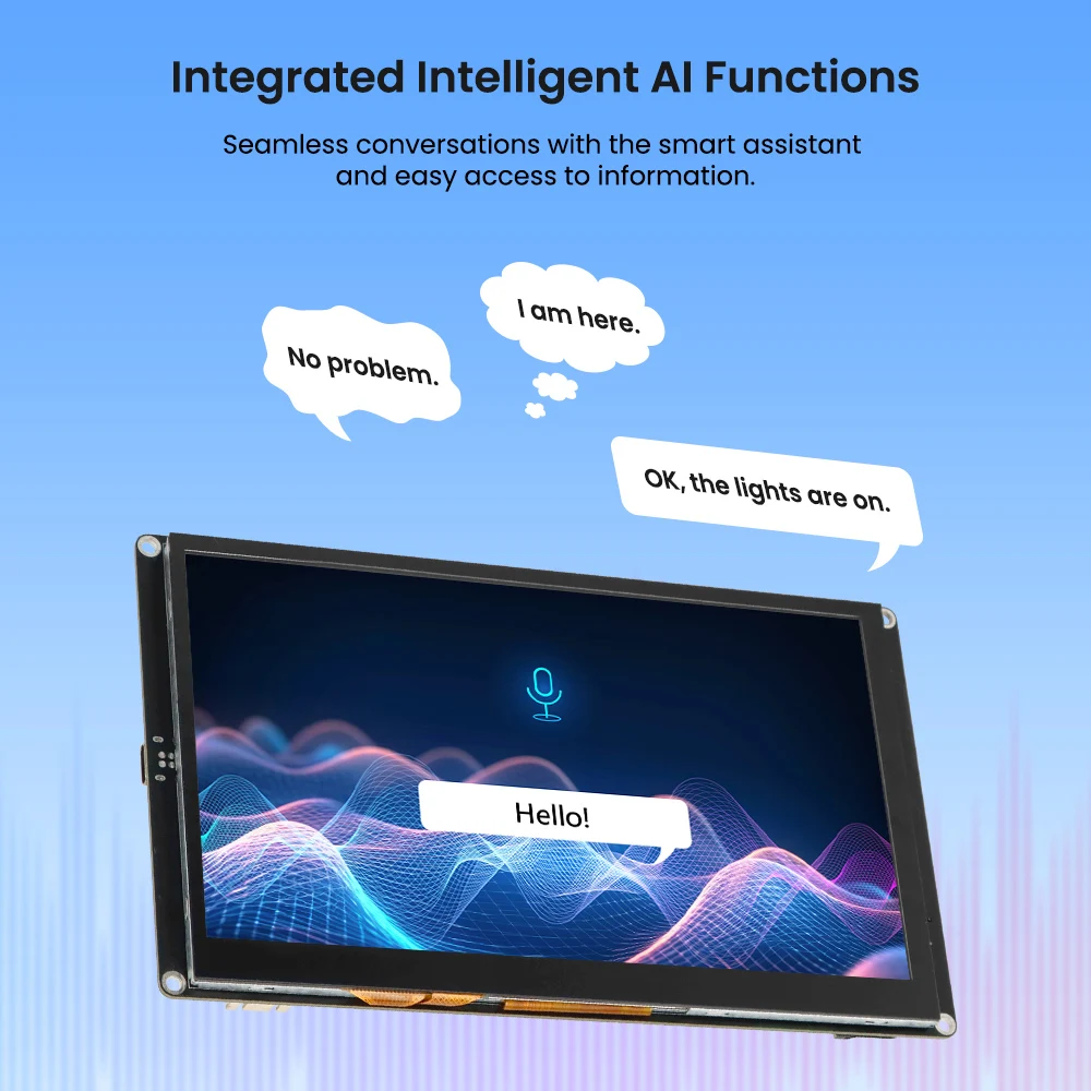 CrowPanel Advance 7.0-HMI ESP32 AI Functions Display 800x480 IPS Touch Screen Support Arduino/LVGL/Micropython