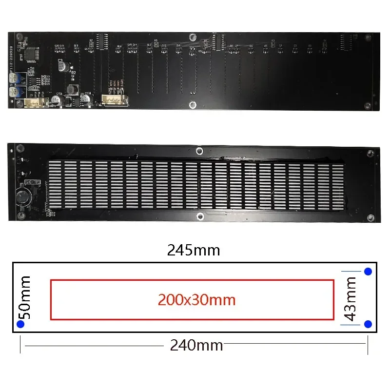 EElectronic 12V LED Music Spectrum Display Multi-mode DSP Equalizer Level Indicator
