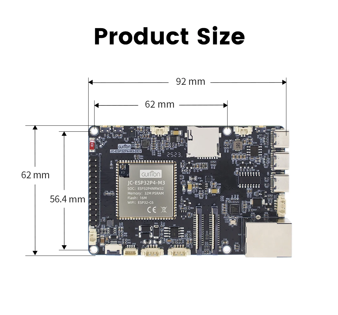 ESP32-P4+ESP32-C6 development board Xiaozhi board | RISC-V high-performance IoT core board