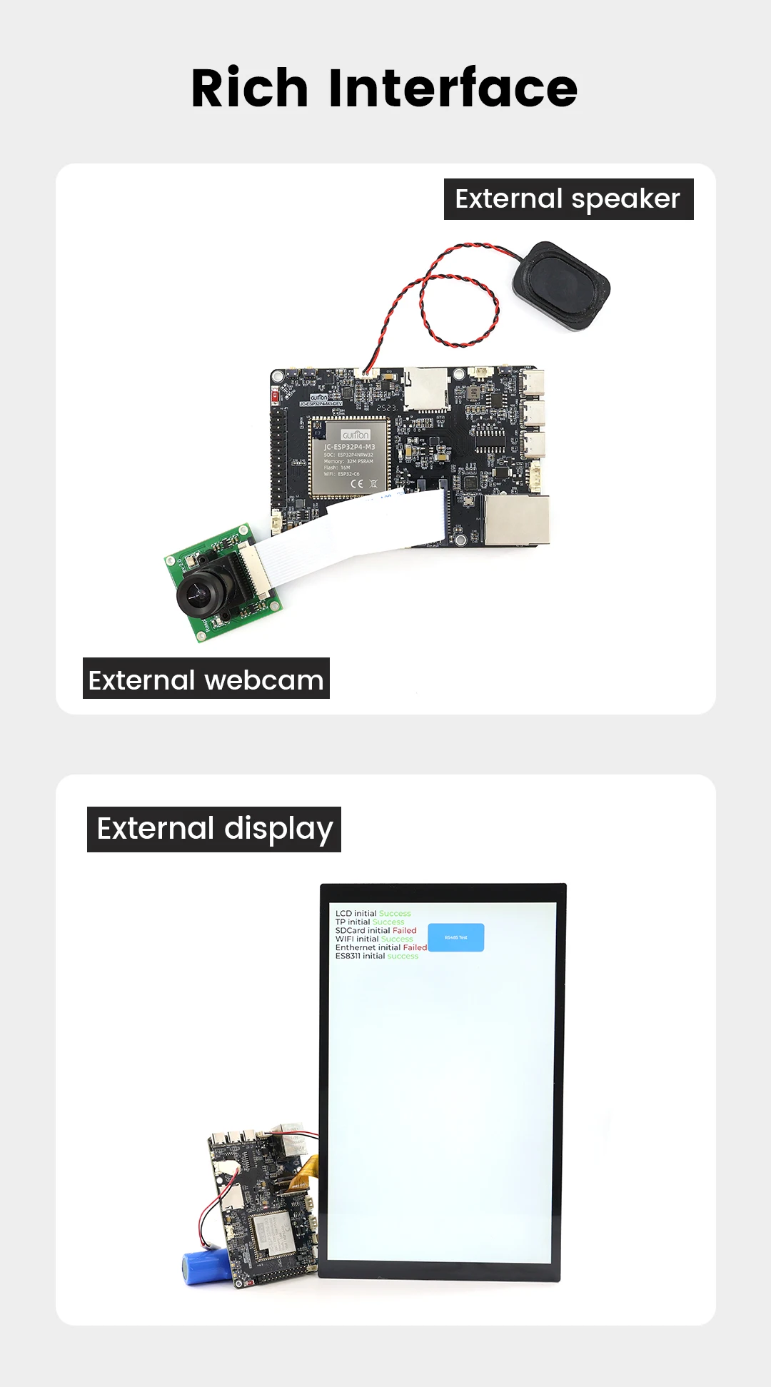 ESP32-P4+ESP32-C6 development board Xiaozhi board | RISC-V high-performance IoT core board