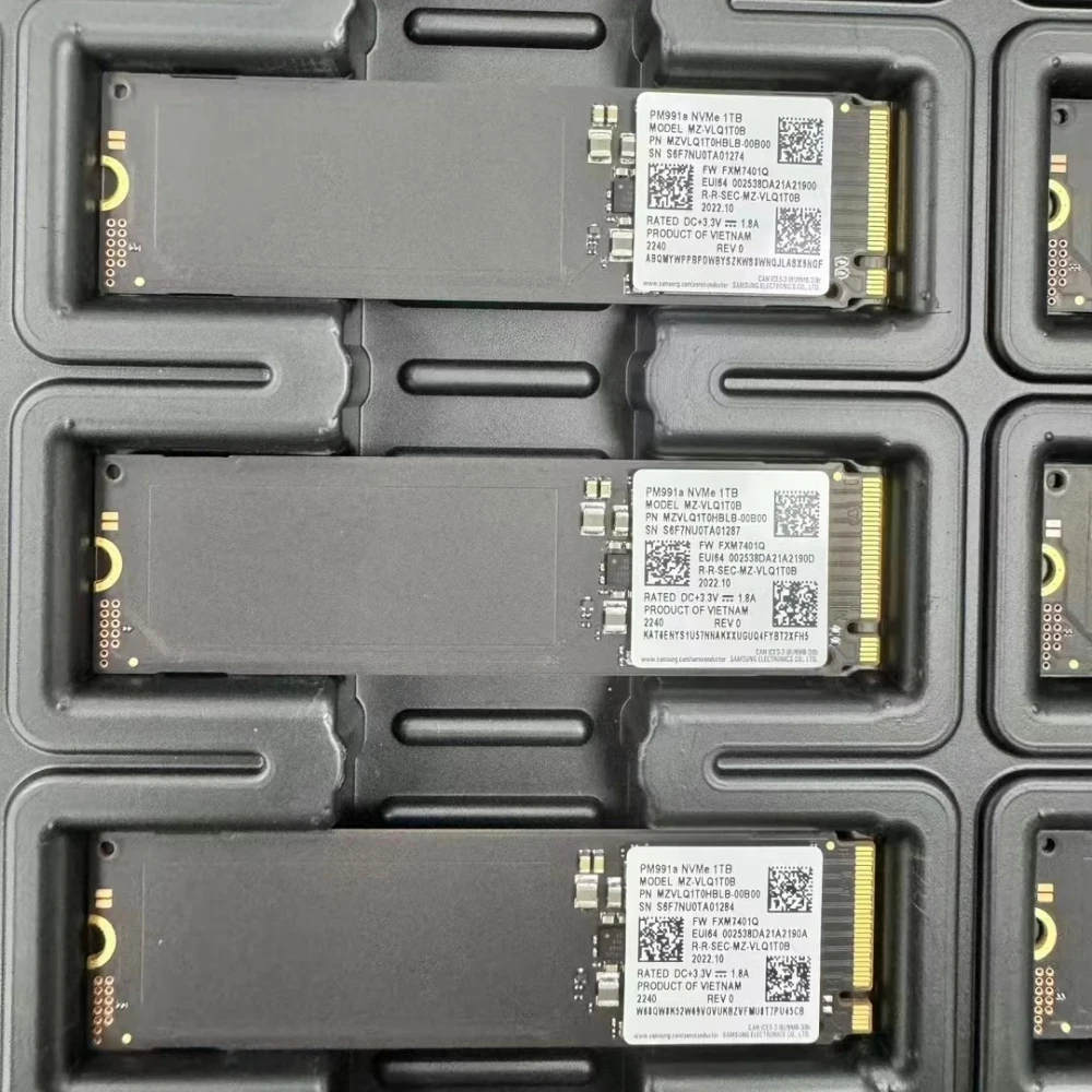 PM991a 256G 512G 1T 2230 2242 2280 PCIe 3.0X4 PM9B1 PCIe4.0X4 256GB M.2 NVMe Solid State Drive Original FOR SAMSUNG SSD