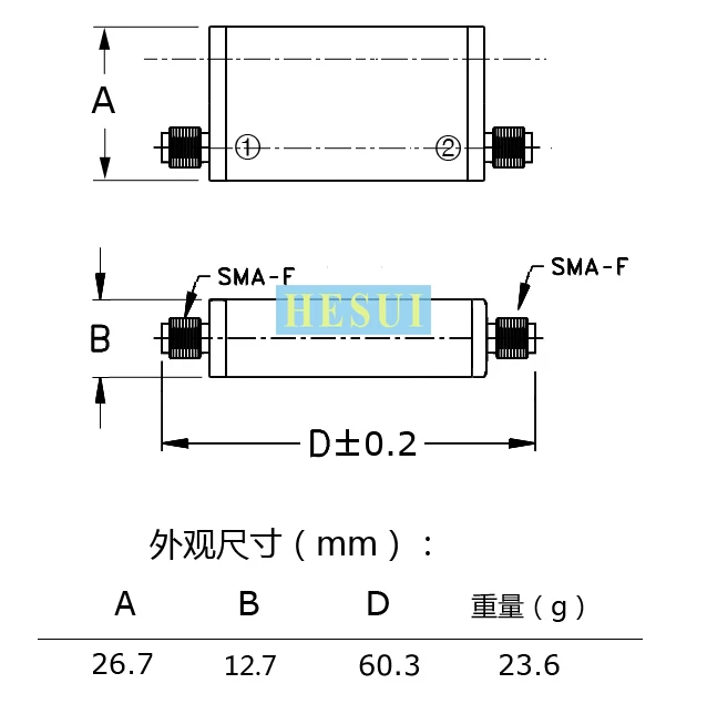 868MHz-895MHz 1W 881MHz filter RF Narrowband bandpass filter module CDMA800 TDMA signal mearsure filter RF BPF 881MHz module