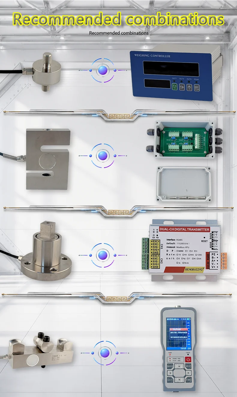 High Precision Single Point Load Cell 3kg 10kg 20kg 50kg 100kg Aluminum Alloy Weight Sensor for Platform Scale OIML C3