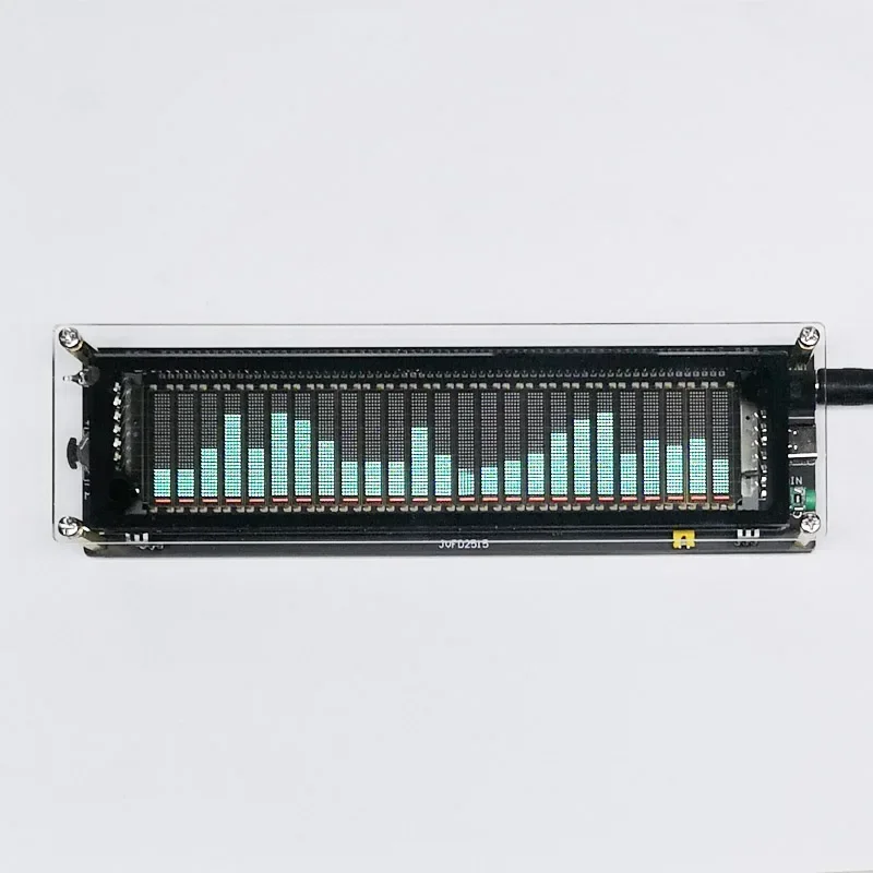 TYPE-C 5V 12V Car POWER Amplifier VFD Music Spectrum Display Clock Voice Control Level Indicator Rhythm Analyzer VU Meter