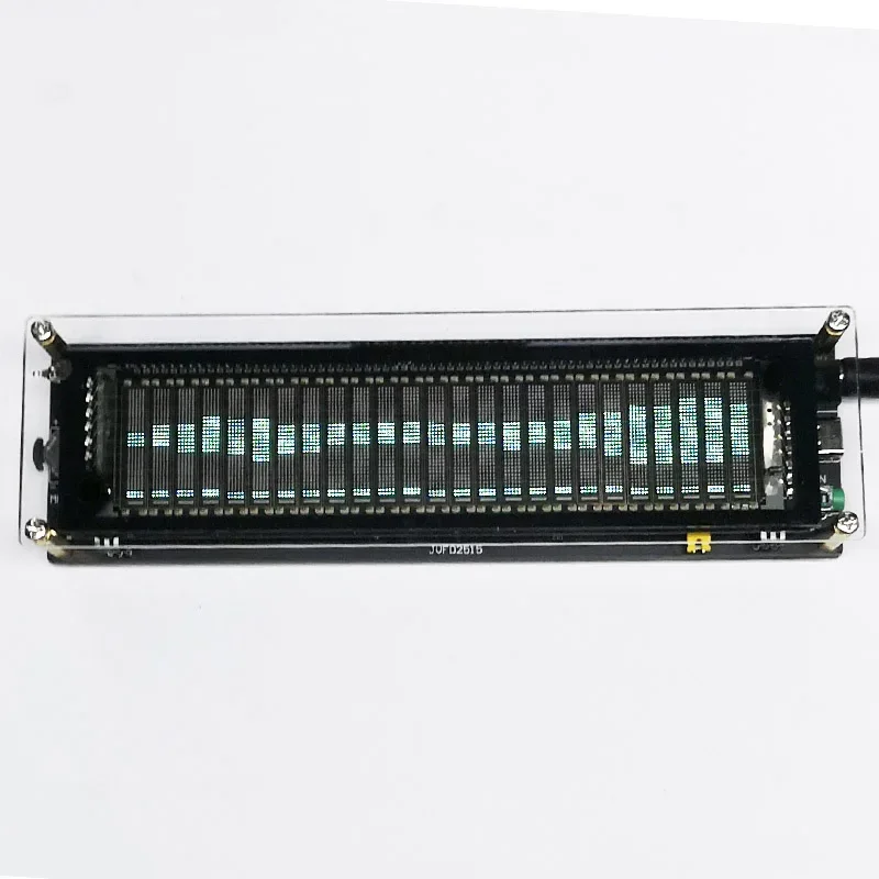 TYPE-C 5V 12V Car POWER Amplifier VFD Music Spectrum Display Clock Voice Control Level Indicator Rhythm Analyzer VU Meter