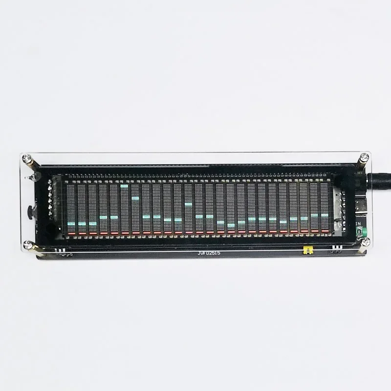 TYPE-C 5V 12V Car POWER Amplifier VFD Music Spectrum Display Clock Voice Control Level Indicator Rhythm Analyzer VU Meter